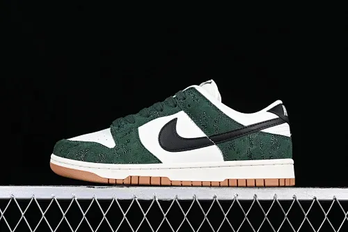 All categories Nk SB Dunk series Nk SB Dunk Low low-top sneakers Nk Dunk Low "Green Snake" white-green snake pattern SB low-top casual sports skateboard shoes FQ8893-397